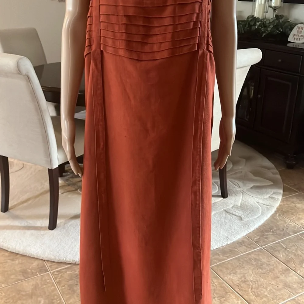 KRISTA LARSON DESIGNS MAXI LINEN DRESS - Picture 3 of 14